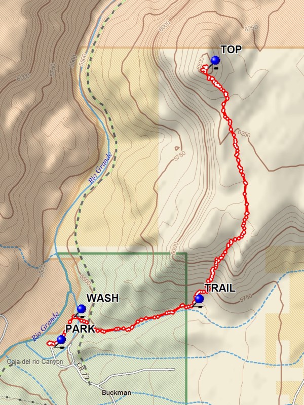 Tunnel Springs – Albuquerque Senior Centers' Hiking Groups (ASCHG)