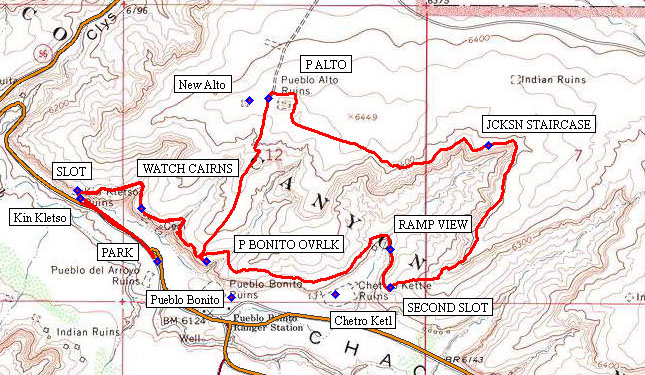 Chaco Canyon NHP Pueblo Alto Trail Albuquerque Senior Centers